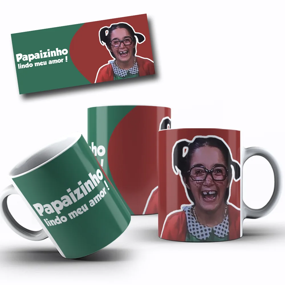Prévia de caneca personalizada - Retrô divertido