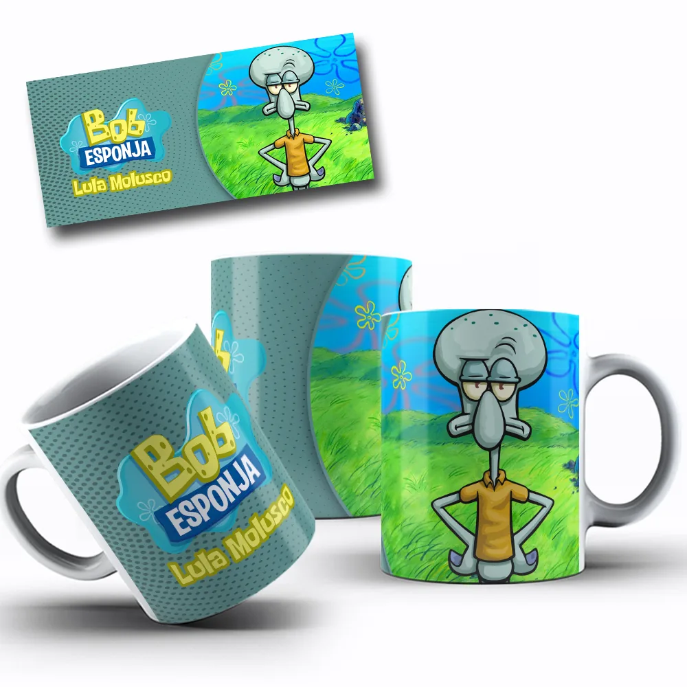 Prévia de caneca personalizada - Personagens